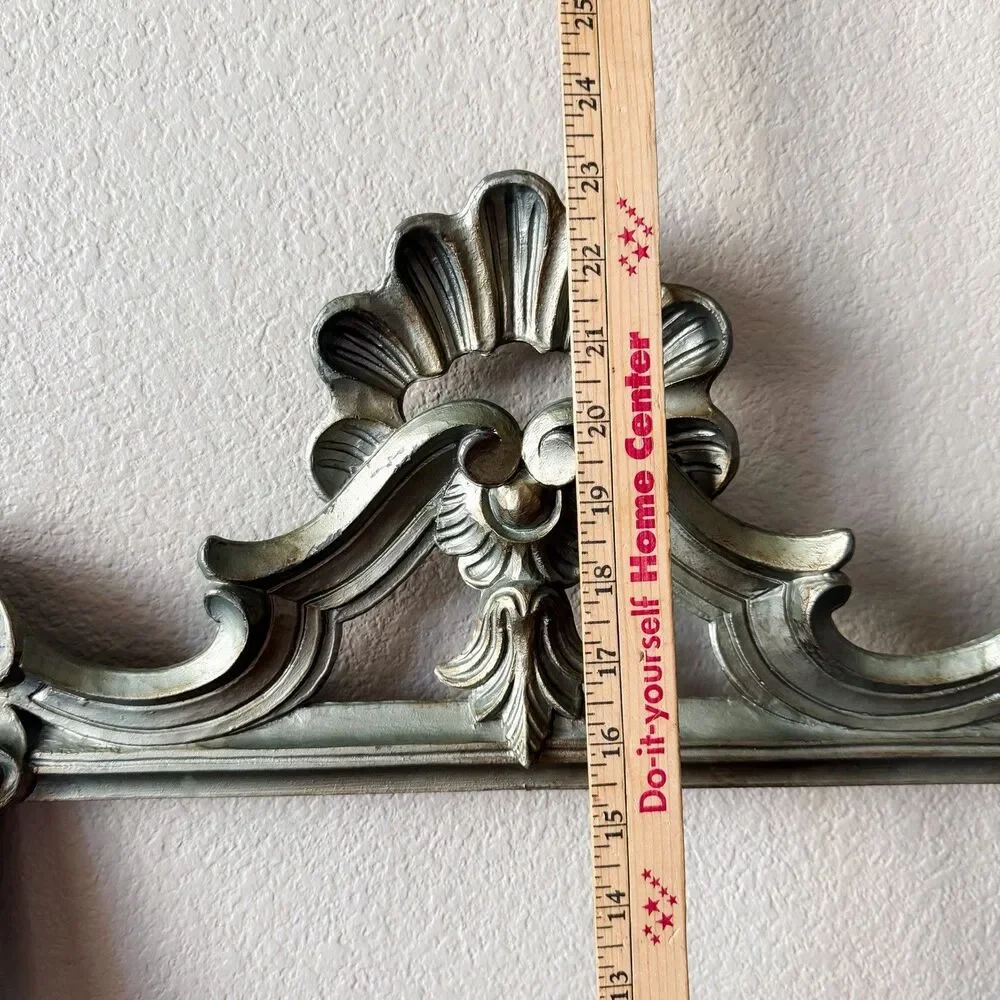 Vintage Italian Florentine Wall Mirror Frame w/ Original Backing No Mirror